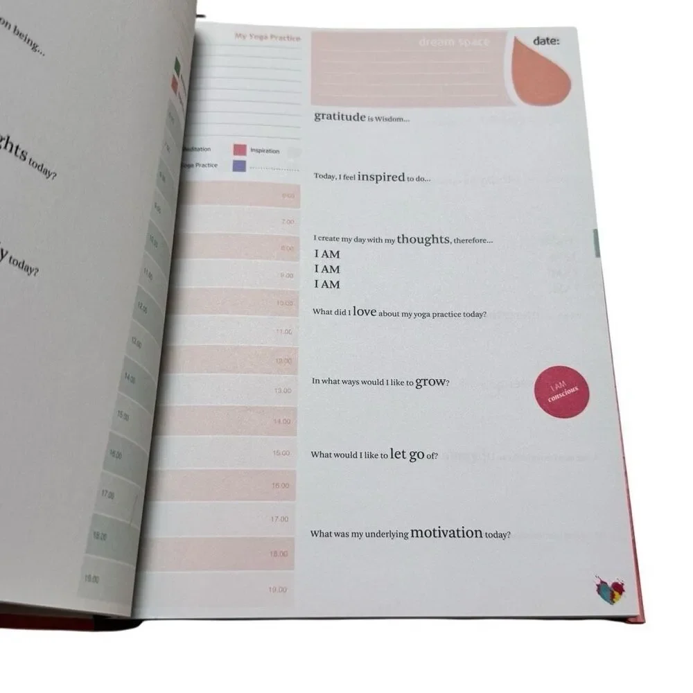 Dailygreatness Yoga Journal Bloom Limited Edition - Diary - NWOT